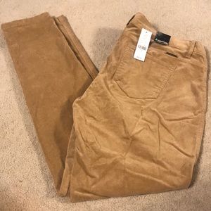 NWT!! Size 12 New York & Co. Tan Corduroy Pants